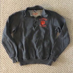 Clemson zip sweatshirt. Adult small. GUC